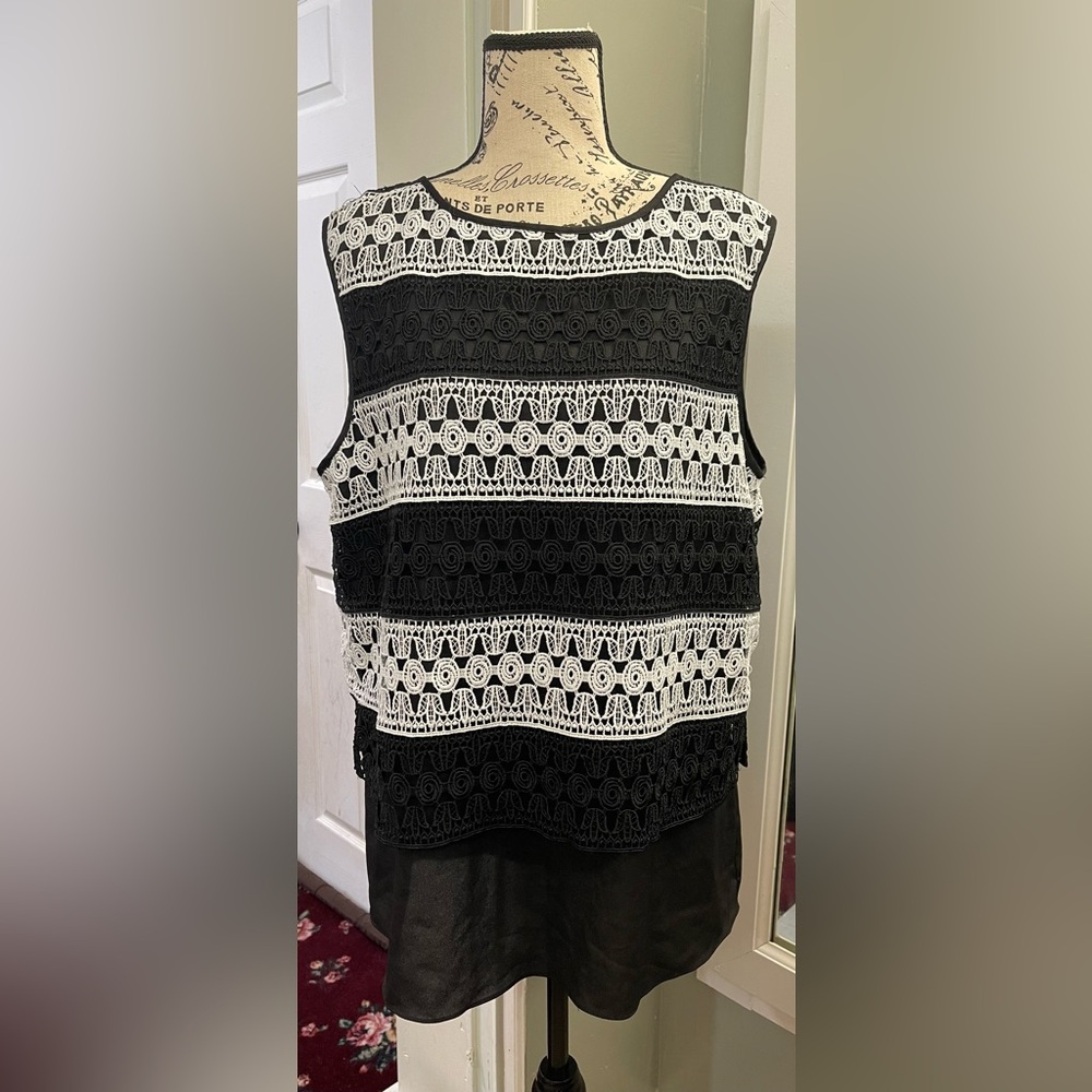 Gianni Bini Black and White Top